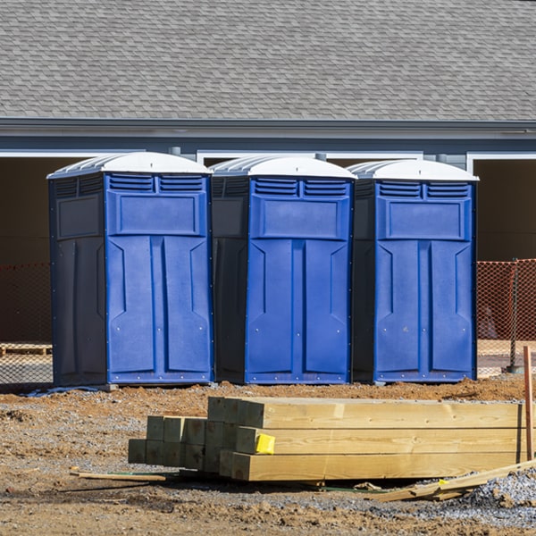 how can i report damages or issues with the porta potties during my rental period in South Webster Ohio